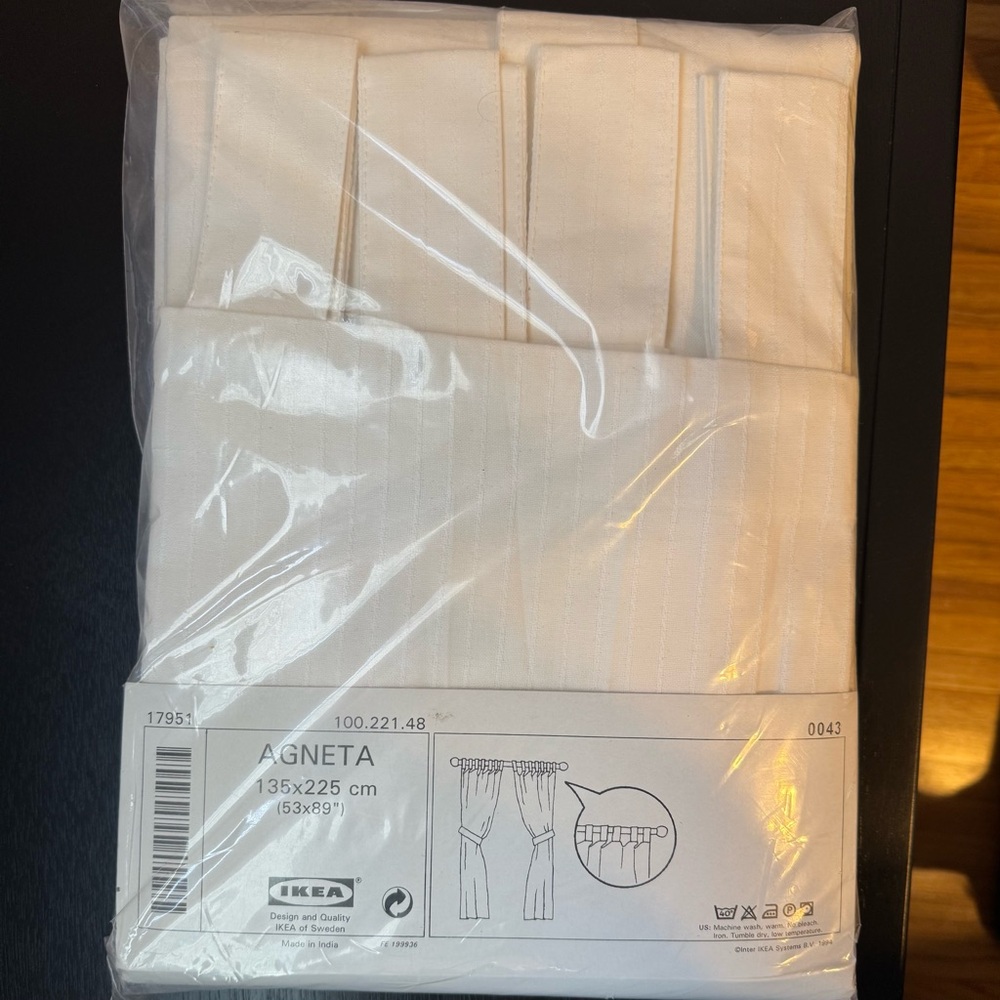 IKEA White Curtains